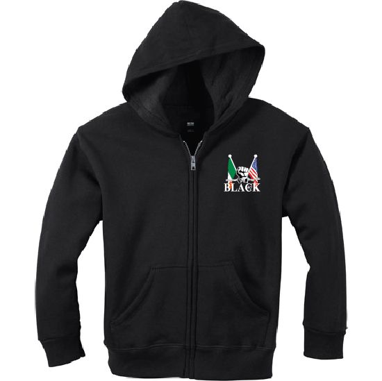 Black 47 Full Zippered Hoodie