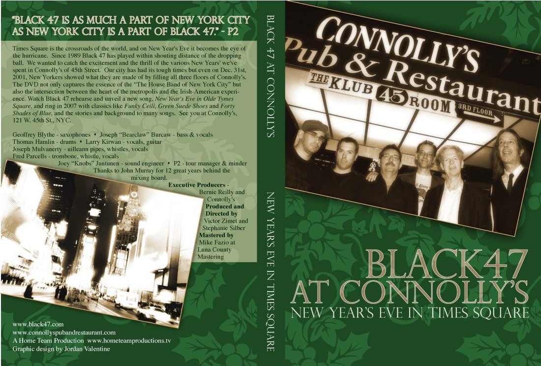 Black 47 at Connolly's: New Year's Eve In Times Square DVD